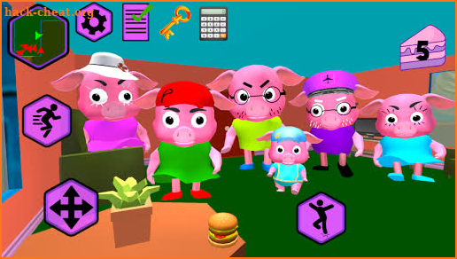 Neighbor Piggy. Obby Family Escape 3D screenshot