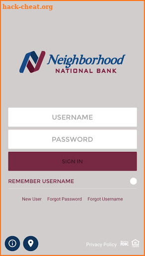 Neighborhood National Bank screenshot