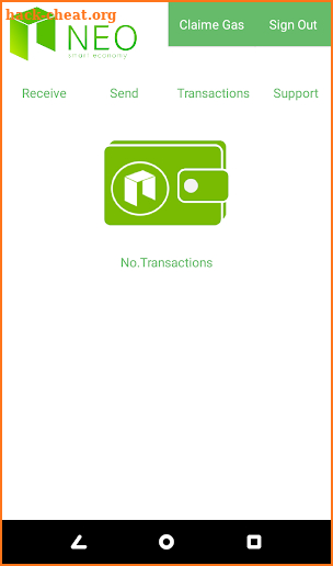 Neo Wallet screenshot