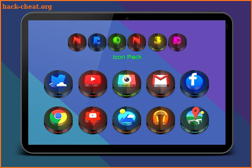 Neon 3D icon Pack screenshot