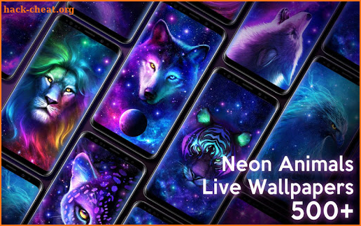 Neon Animal Live Wallpaper screenshot