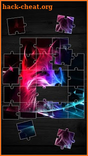 Neon Animals Jigsaw Puzzle screenshot