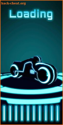 Neon Bike Race screenshot