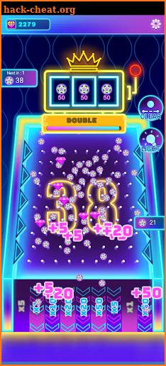 Neon Bitcoin: Plinko Win screenshot