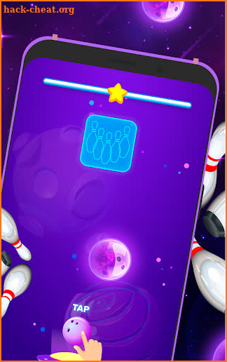 Neon Bowling screenshot