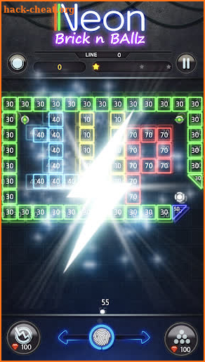 Neon Brick n Ballz screenshot