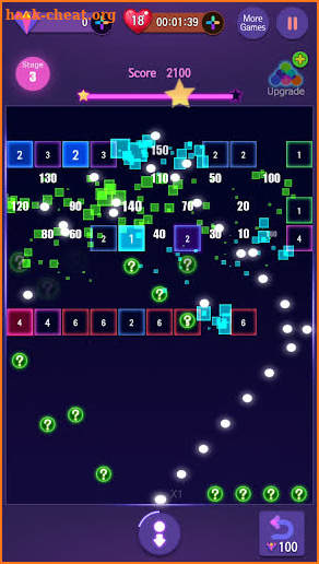 Neon Bricks Master screenshot