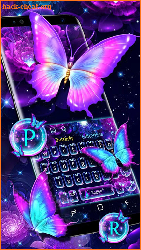 Neon Butterfly screenshot