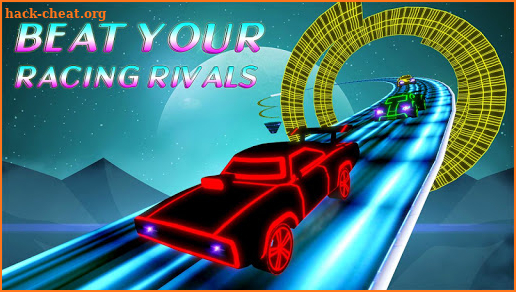 Neon Car Racing Game 2018 – High Speed Rider screenshot