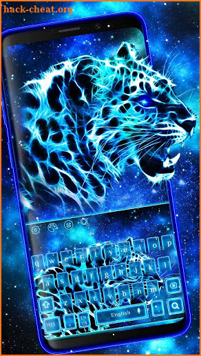 Neon Cheetah Keyboard screenshot