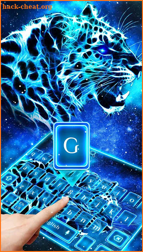 Neon Cheetah Keyboard screenshot