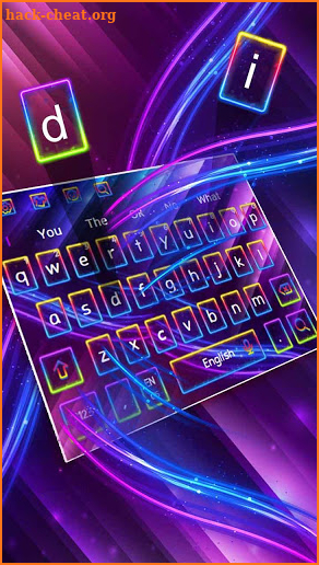 Neon Color Light keyboard screenshot