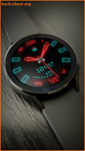 Neon Color Minimal Watchface screenshot