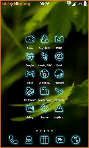 Neon CyanPD - Icon Pack screenshot