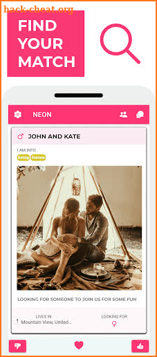 Neon Dating screenshot