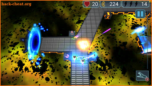 Neon Defenders TD - Epic Sci-Fi Tower Defense Game screenshot