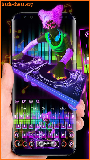 Neon Duo DJ keyboard screenshot