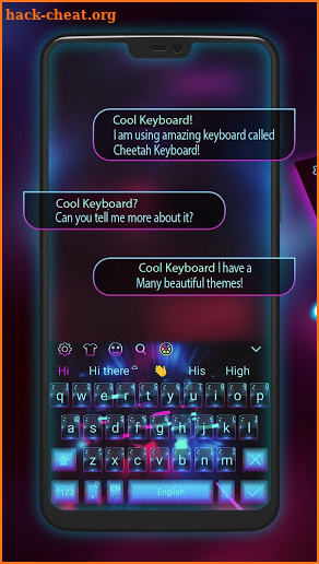 Neon Electro Music Keyboard screenshot