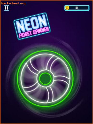 Neon Fidget Hand Spinner screenshot