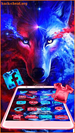 Neon, Fire, Wolf Themes, Live Wallpaper screenshot