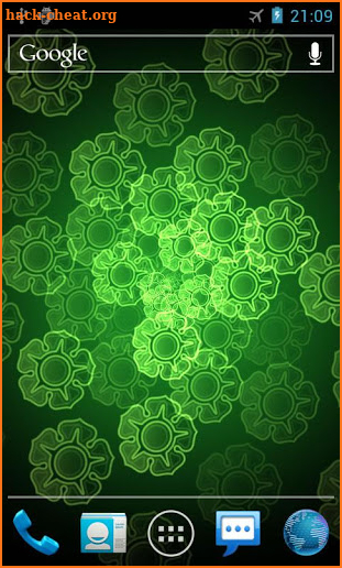 Neon Flower Pro Live Wallpaper screenshot