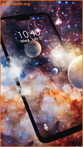Neon Galaxy APUS Live Wallpaper screenshot