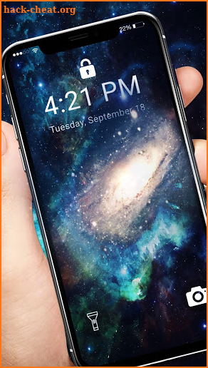 Neon Galaxy APUS Live Wallpaper screenshot