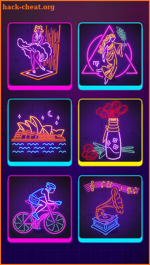 Neon Glow - 3D Color Puzzle Game screenshot