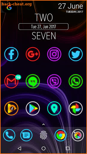 Neon Glow Rings - Icon Pack screenshot