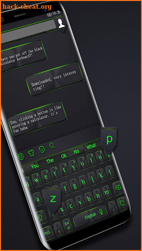 Neon Green Keyboard screenshot