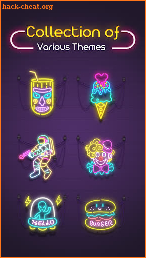Neon It! - 3D Light Art Puzzle screenshot