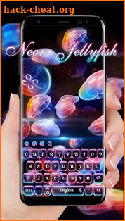 Neon Jellyfish Keyboard screenshot