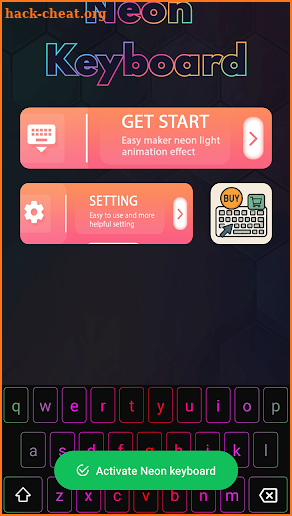 Neon Keyboard screenshot