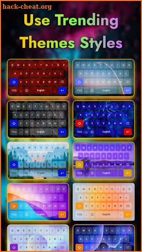 Neon Keyboard -Emoji keyboard screenshot