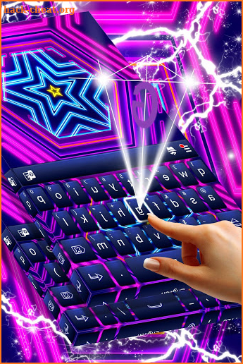Neon Keypad Theme Free screenshot