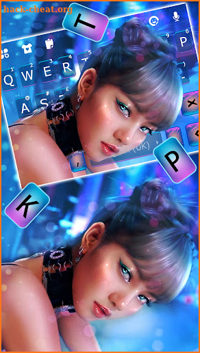 Neon Kpop Girl Themes screenshot