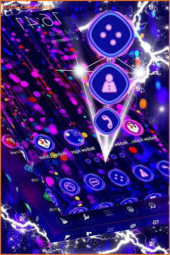 Neon Launcher Theme screenshot