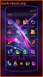 Neon Light Icon Packs (Theme) screenshot