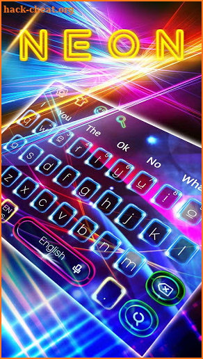 Neon Light Keyboard screenshot