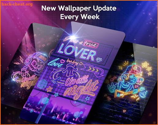 Neon Light Live Wallpaper & Launcher Themes screenshot