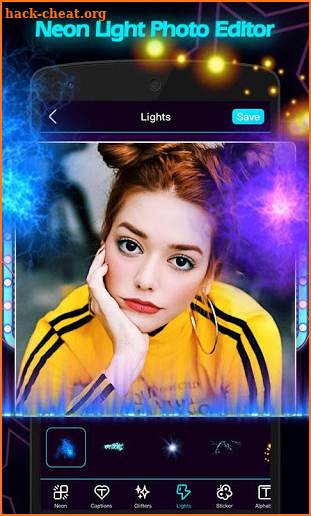 Neon Light Photo Editor - Magic Effect screenshot