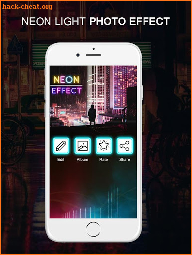 Neon Light Photo Effect screenshot