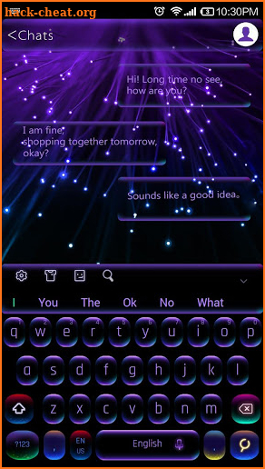 Neon Lighting Keyboard screenshot