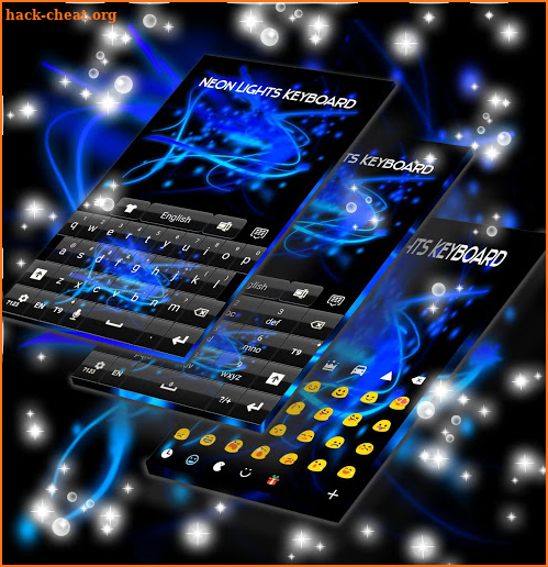 Neon Lights Keyboard screenshot
