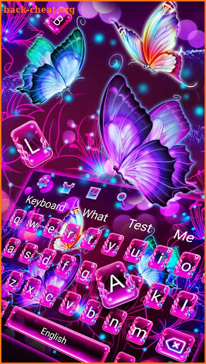 Neon Luminous Butterfly screenshot