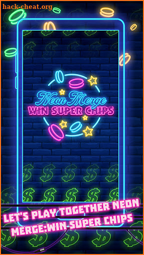 Neon Merge: Win Super Chips screenshot