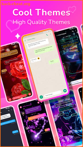 Neon Messages - SMS, Themes screenshot