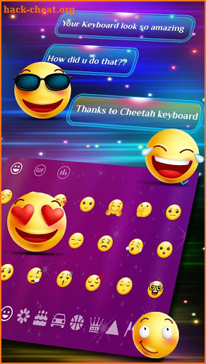 Neon Messenger Keyboard screenshot