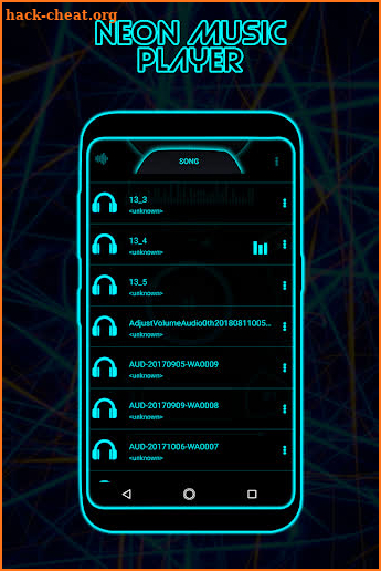 Neon Music Player screenshot