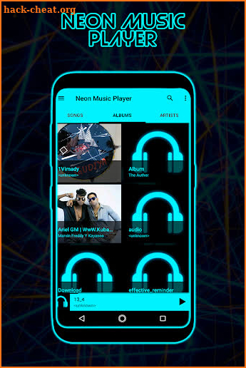 Neon Music Player screenshot
